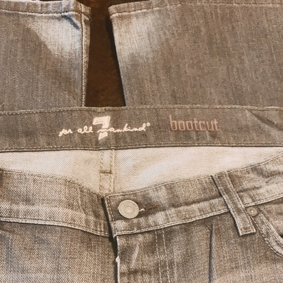 7 for all Mankind Men’s Grey Bootcut Jeans 👖 - Picture 6 of 8